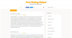 Desktop Screenshot of freedatinghelper.com